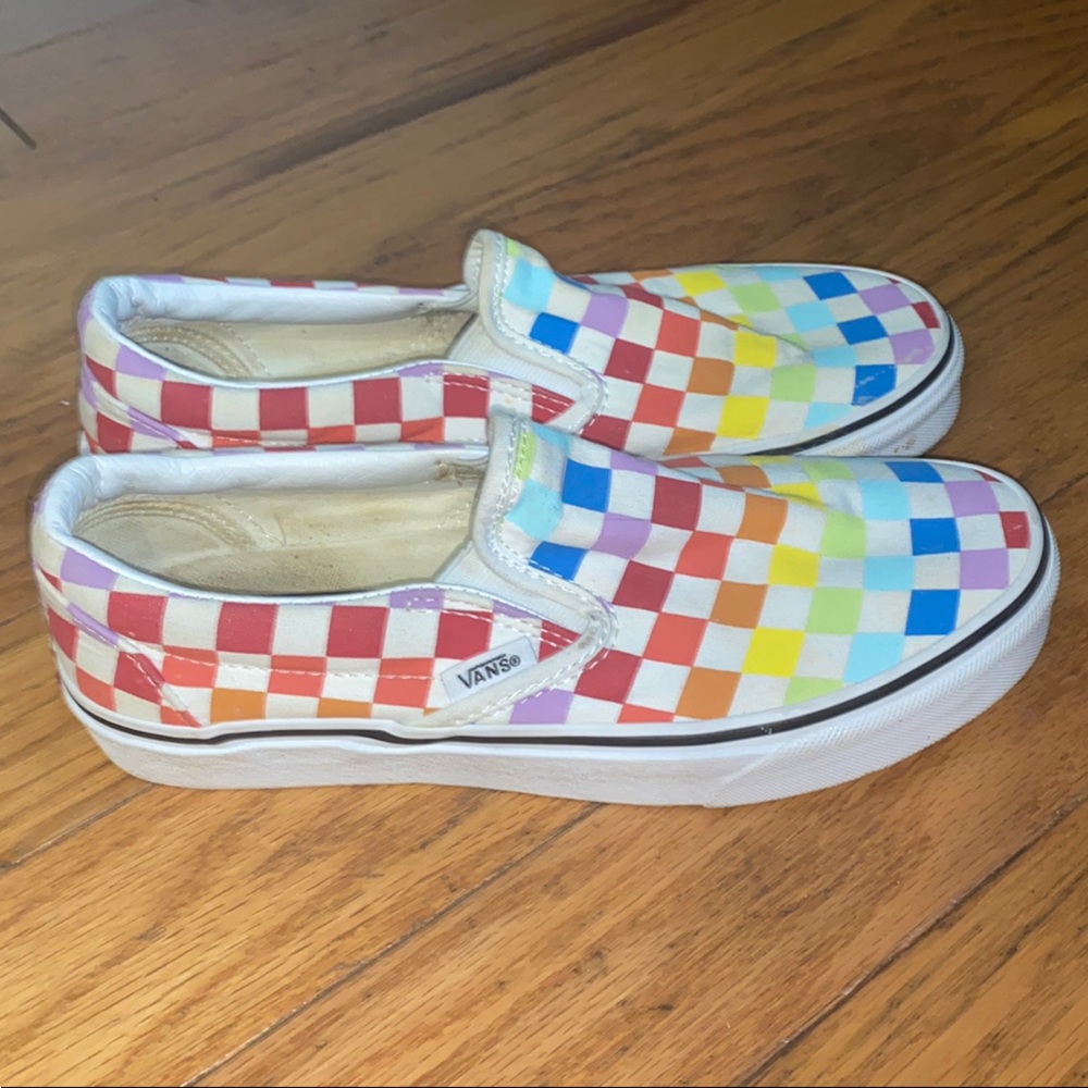 Vans multi colored Sneakers Classic Slip-On like new